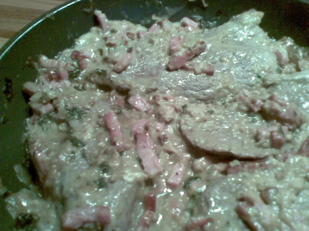 Escalope de veau vosgienne