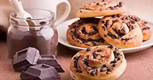 Escargots aux pépites de chocolat