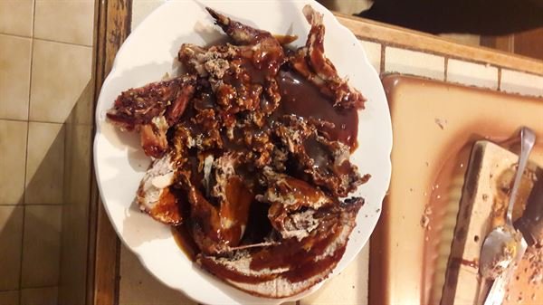 Faisan aux raisins farci au foie gras et à la truffe