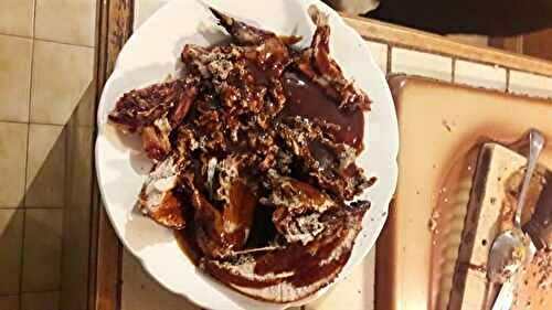 Faisan aux raisins farci au foie gras et à la truffe