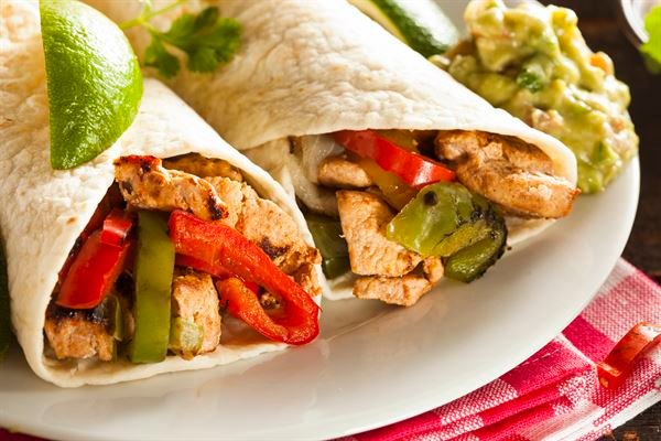 Fajitas de poulet au Cookeo