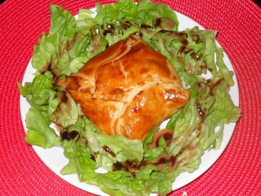 Feuilletés saumon et noix de Saint-Jacques