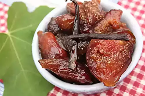 Figues confites au vin rouge au Cookeo
