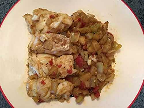 Filet de cabillaud à l'indienne