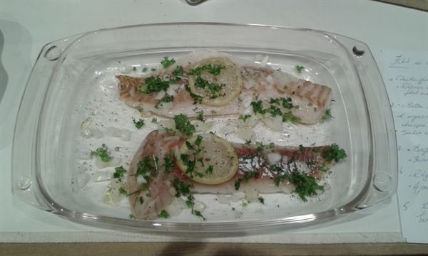 Filet de colin sauce citron