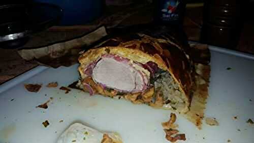 Filet mignon en croûte aux girolles