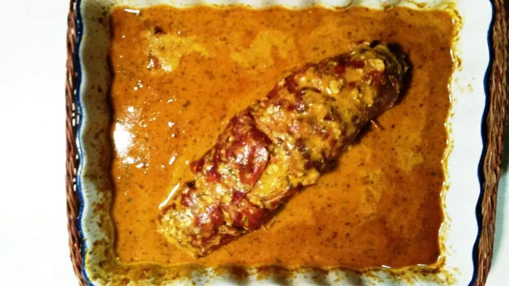 Filet mignon  farci aux tomates séchées et pignons