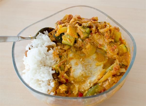 Filets de bar au lait de coco