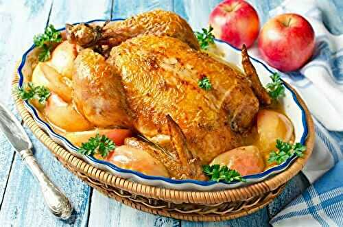 Filets de faisan sauce aux pommes et poires