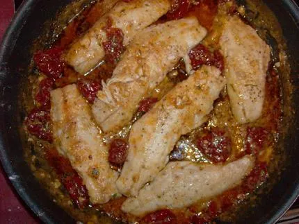 Filets de loup de mer au four