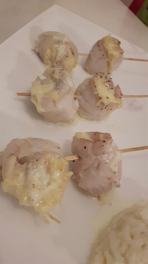 Filets de merlan à a crème et au comté