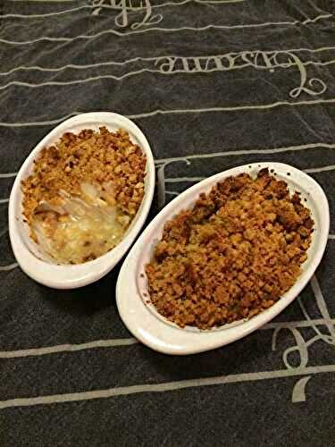 Filets de poisson gratinés