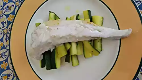 Filets de turbot aux courgettes