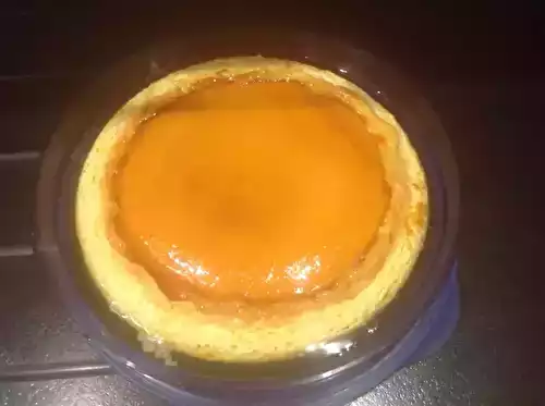 Flan aux oeufs au zeste d'orange