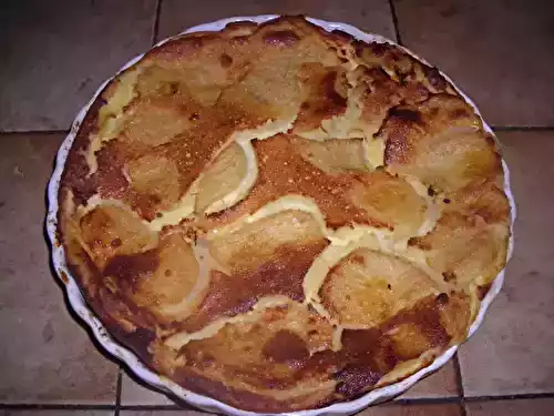 Flan aux poires à la poudre d'amandes