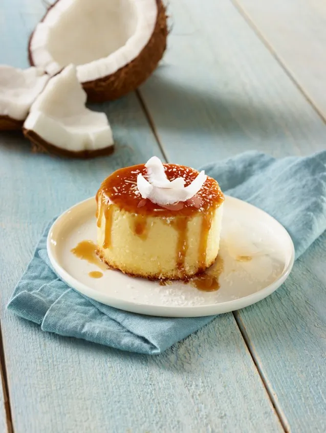 Flan coco au lait concentré sucré