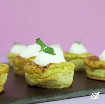 Flan de courgette au curry