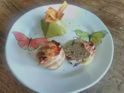 Flan frais de fanes de radis et patate douce