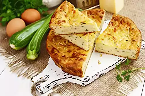 Flans de courgettes simples