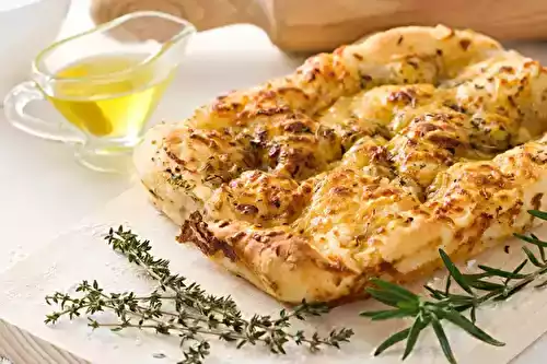 Focaccia aux 3 fromages