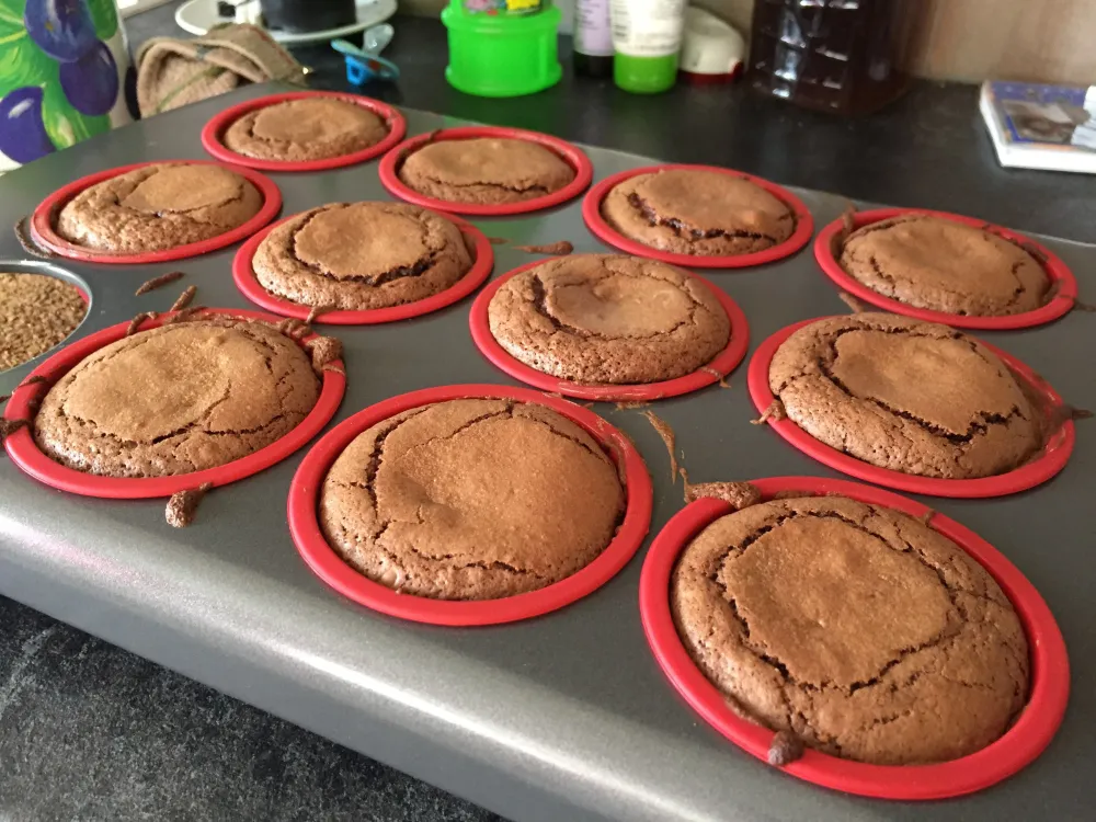 Fondant au chocolat blanc à l'intérieur