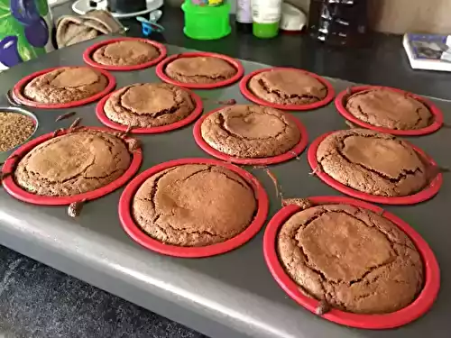 Fondant au chocolat blanc à l'intérieur