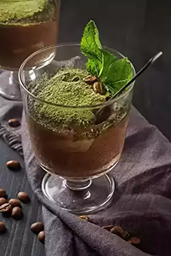 Fondant très chocolat au thé Matcha