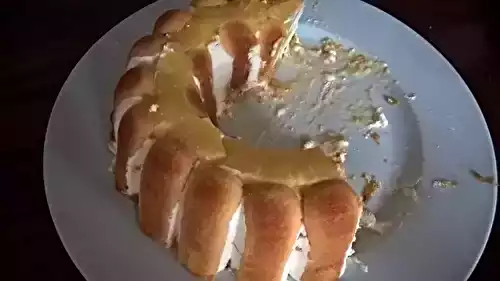 Fraîcheur africaine ( charlotte dananas à la chantilly )