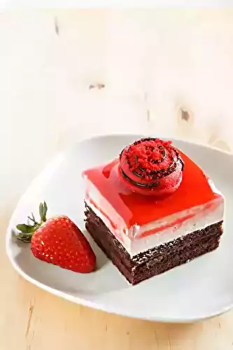 Fraises en bavarois