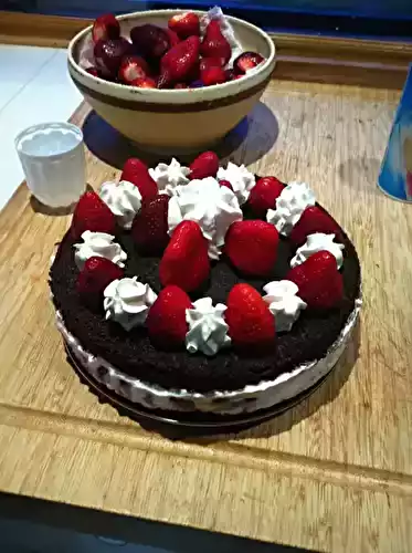 Fraisier au Chocolat