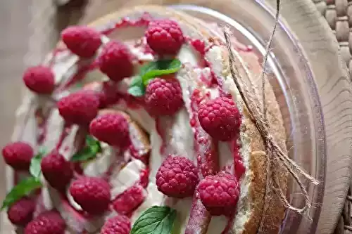 Framboisier façon roulé