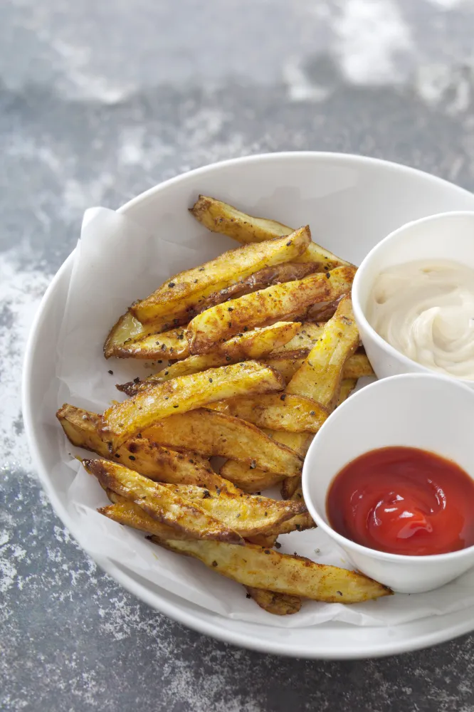 Frites light au four