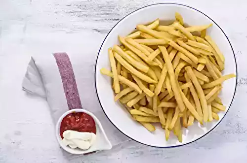 Frites maison au four