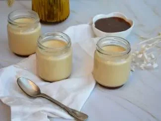 Fromage blanc goût caramel  (sans sucre)