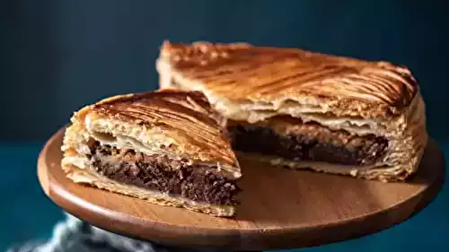 Galette au chocolat et pralin de cacahuète