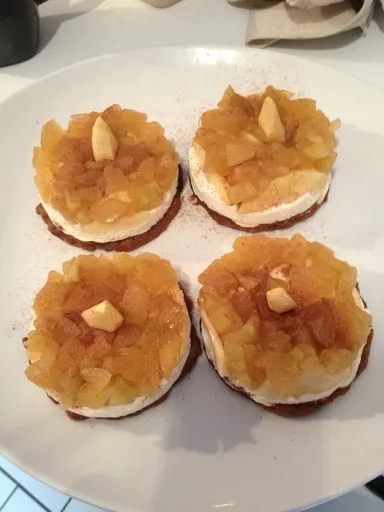 Galette aux spéculoos et aux pommes