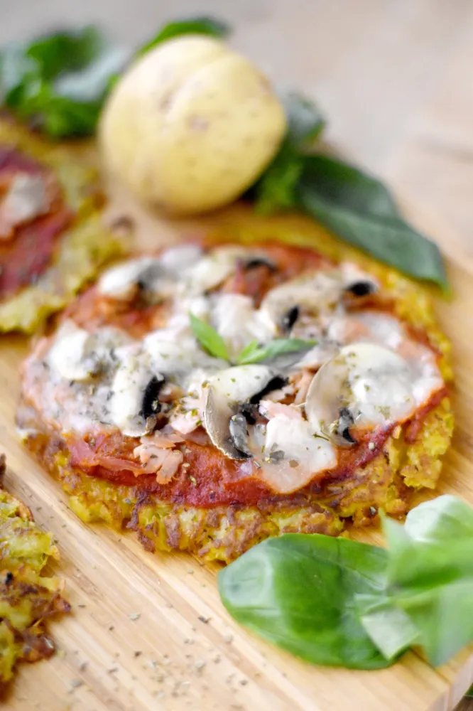 Galette de pommes de terre façon pizza