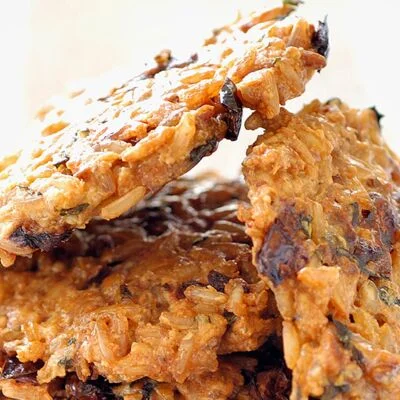 Galette de riz de camargue aux fenouils et aux tomates séchées