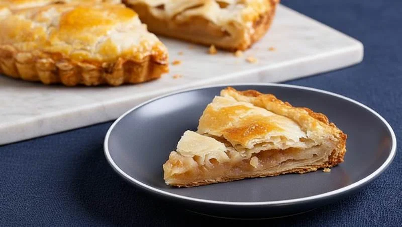 Galette des rois aux pommes et frangipane fondante