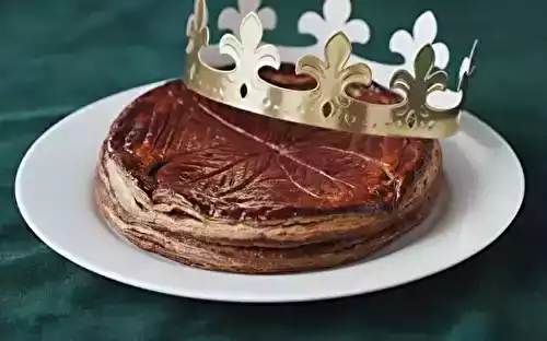 Galette des rois chocolatée aux poires et amandes