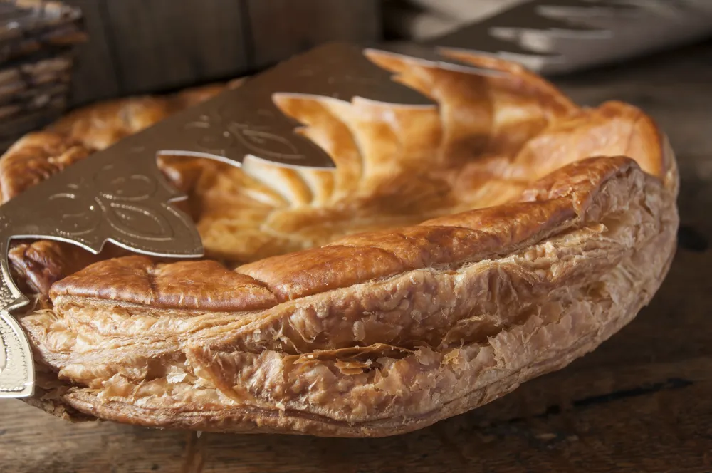 Galette des rois salée au chou-fleur