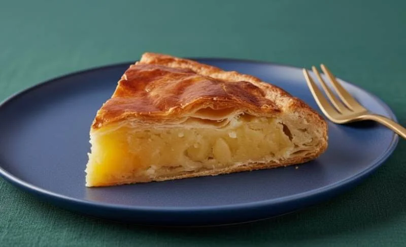 Galette des rois traditionnelle aux pommes et frangipane