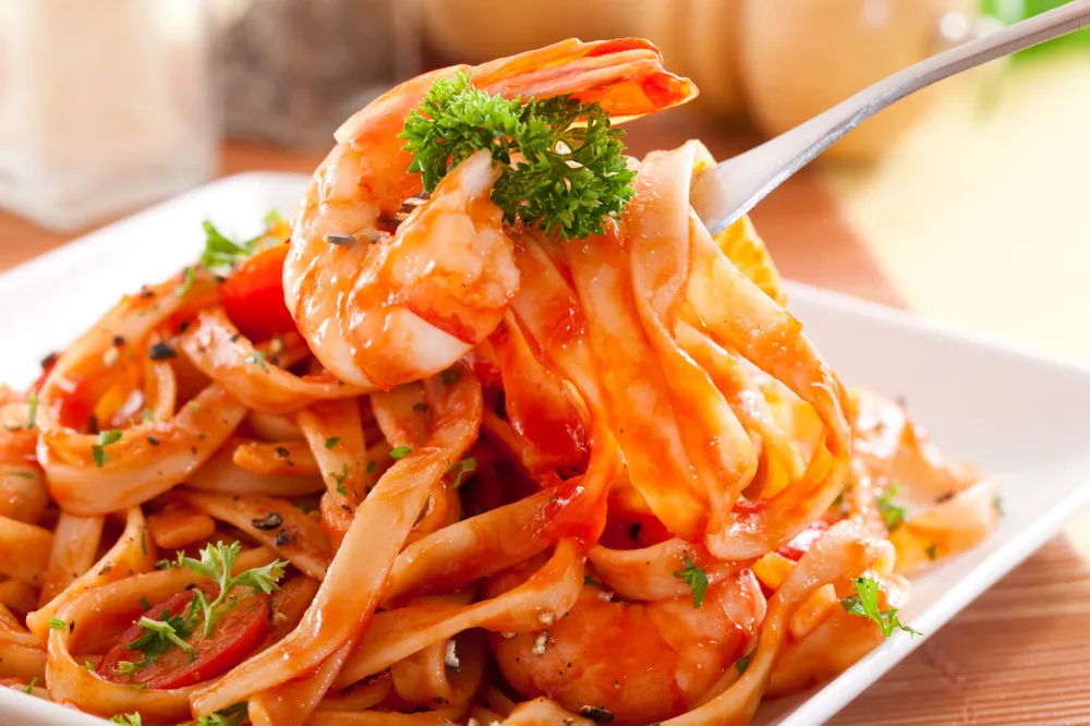 Gambas à l'armoricaine au monsieur cuisine