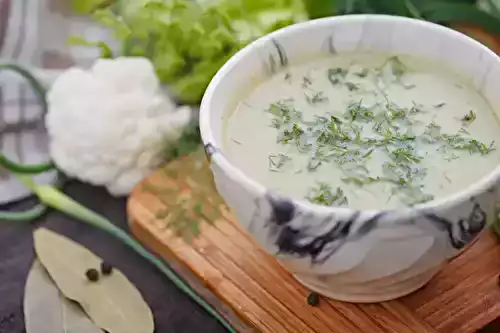 Gaspacho au chou-fleur