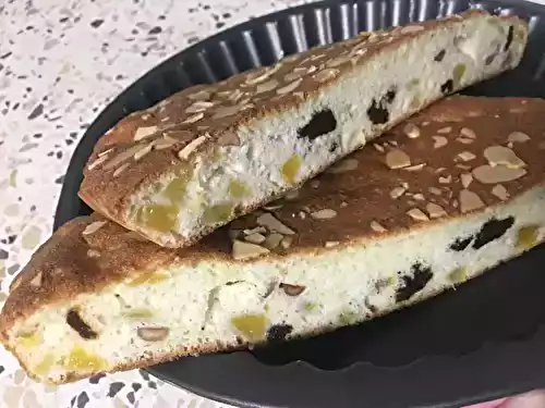Gâteau à l'ananas aux blancs d'oeufs