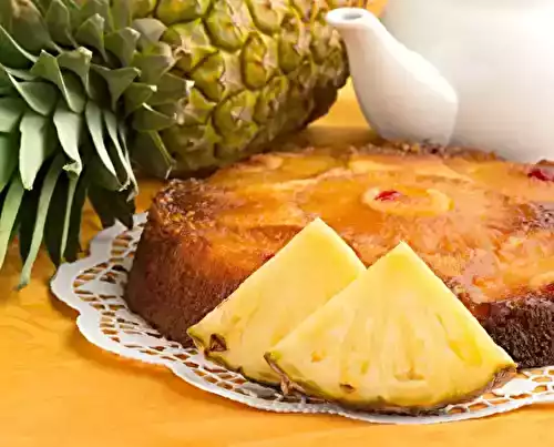 Gâteau à l'ananas facile au cooking chef