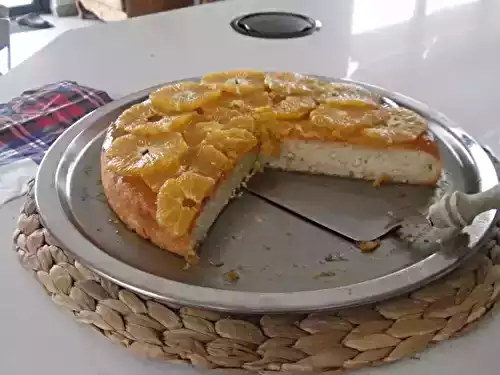 Gâteau à l'orange aux blancs d'oeuf