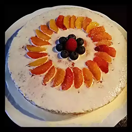 Gâteau à l'orange léger