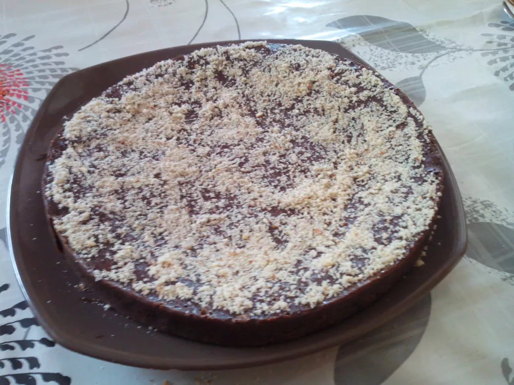 Gâteau au chocolat, amandes et noisettes