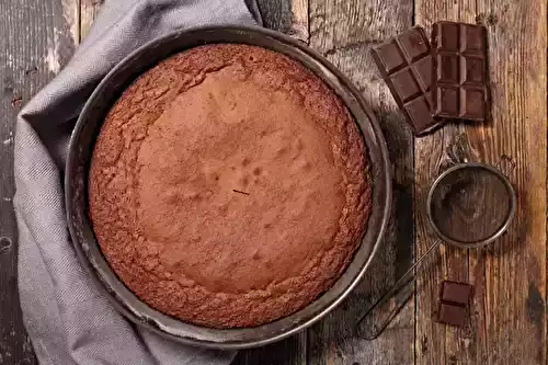 Gâteau au chocolat fondant rapide au Companion